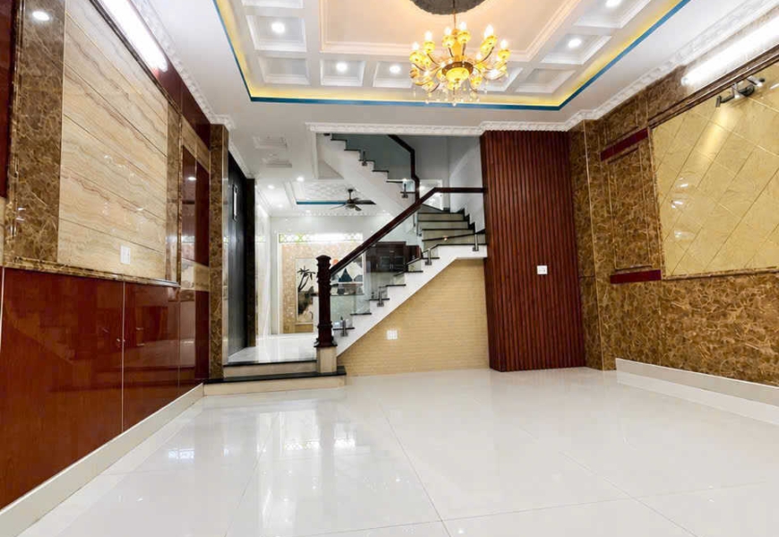 CHO THUÊ HOẶC BÁN NHÀ MỚI 4 TẦNG – MẶT TIỀN HẺM 52 ĐÀO TÔNG NGUYÊN, NHÀ BÈ - GIÁ CHỈ 8,8 TỶ (TL). Hợp đồng thuê 17tr/tháng