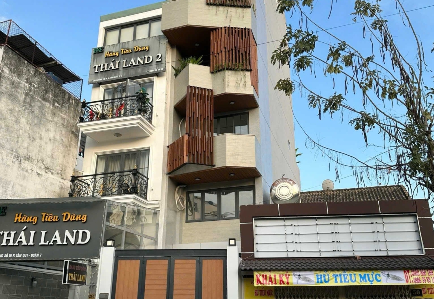 Cho thuê nhà nguyên căn 2 MT trước sau đường bến văn cấm, p tân hưng Q7