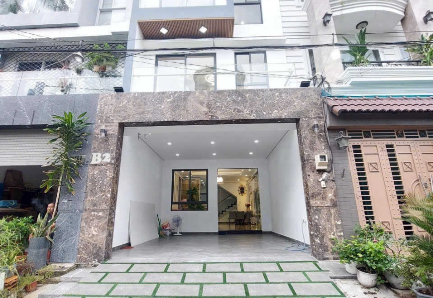CHO THUÊ NHÀ ĐẸP ĐƯỜNG XE HƠI KDC HOÀNG QUỐC VIỆT, PHÚ THUẬN, QUẬN 7 ( Cách PMH 5 Phút Xe Máy ) 
