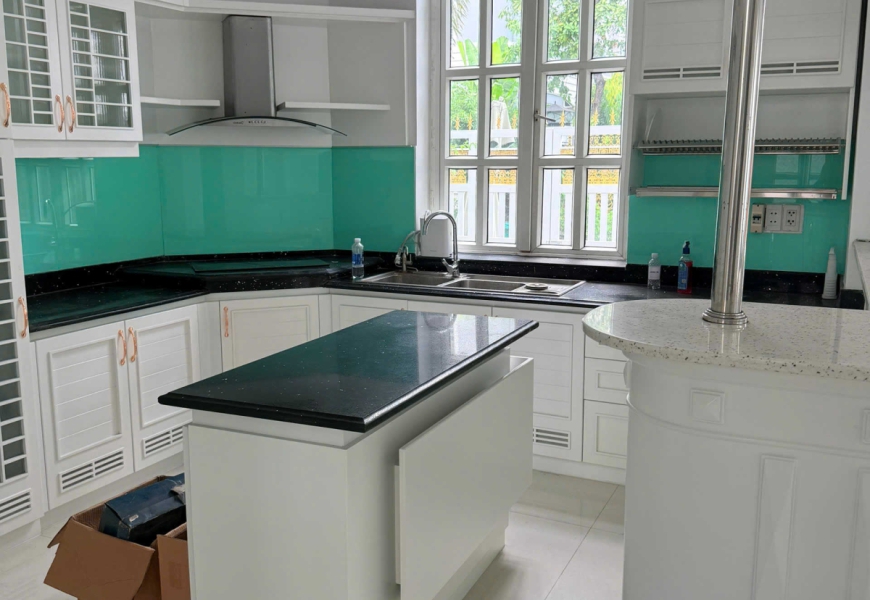 CHO THUÊ QUẬN 7 căn gốc BIỆT THỰ nội khu Trung Sơn view sông Ông Lớn FULL NỘI THẤT CAO CẤP Jangin Hàn Quốc VIEW SÔNG KHU COMPOUND BẢO VỆ 24/7 