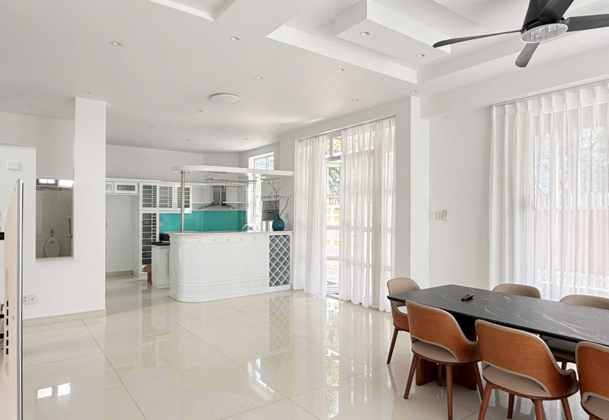 CHO THUÊ QUẬN 7 căn gốc BIỆT THỰ nội khu Trung Sơn view sông Ông Lớn FULL NỘI THẤT CAO CẤP Jangin Hàn Quốc VIEW SÔNG KHU COMPOUND BẢO VỆ 24/7 