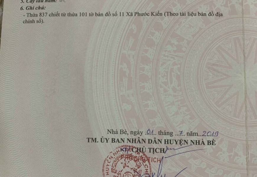 6,2 TỶ BÁN LÔ ĐẤT GÓC 2 MẶT TIỀN ĐƯỜNG LỚN 16M VÀ ĐƯỜNG 8M KDC ĐÀO SƯ TÍCH,PHƯƠC KIỂNG,NHÀ BÈ CÁCH LOTTE Q7 CHỈ 3KM DT 6X16M GIÁ 6,2TY TL CC LH 0702275588 SP186