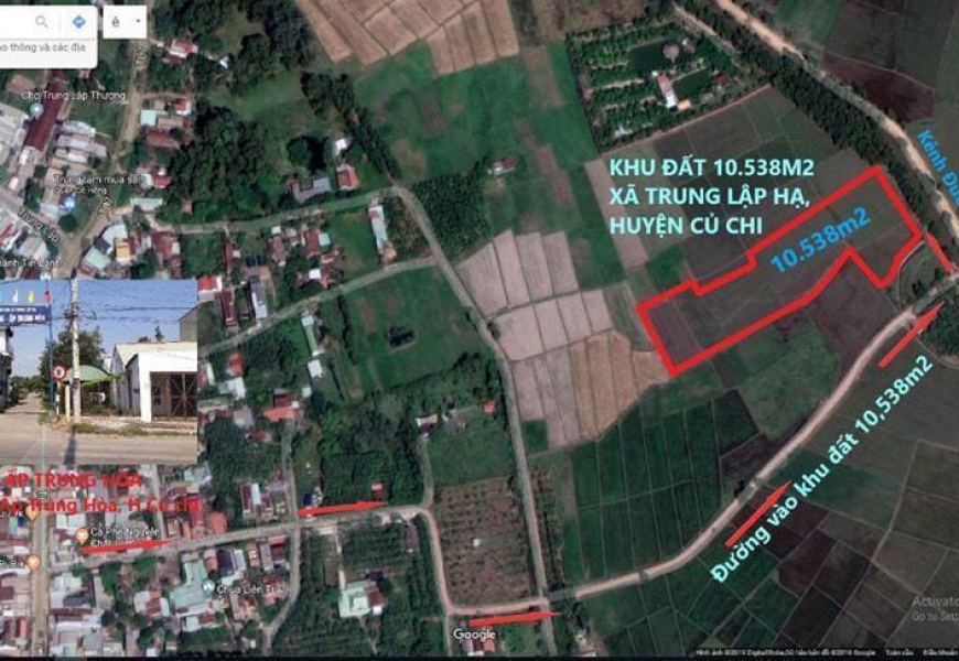 BÁN ĐẤT VIEW SÔNG,GIÁ CHƯA TỚI 1TR/M CỦ CHI