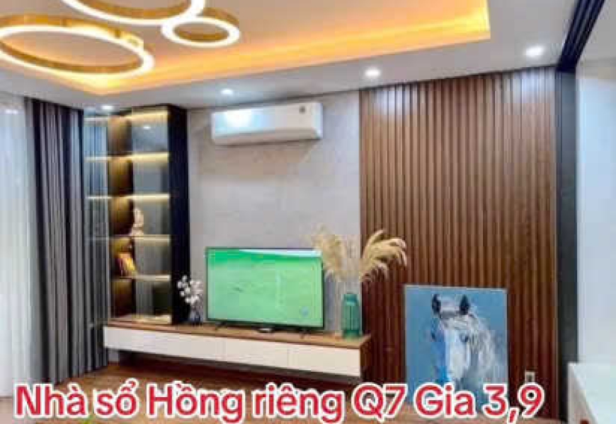 NHÀ MỚI ĐÓN TẾT BÁN NHÀ 4 TẦNG QUẬN 7