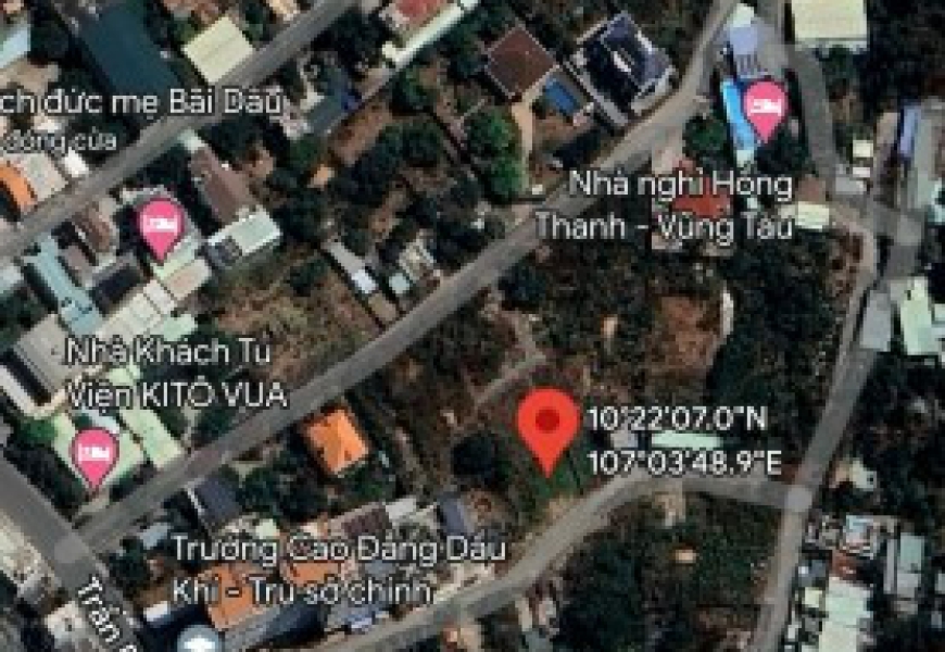 Cần bán gấp giảm 2tỷ..Đất khu du lịch..mà đường lớn Giá 48tr/m full thổ..ngay Bãi Dâu Đường Trần phú-TP Vũng Tàu