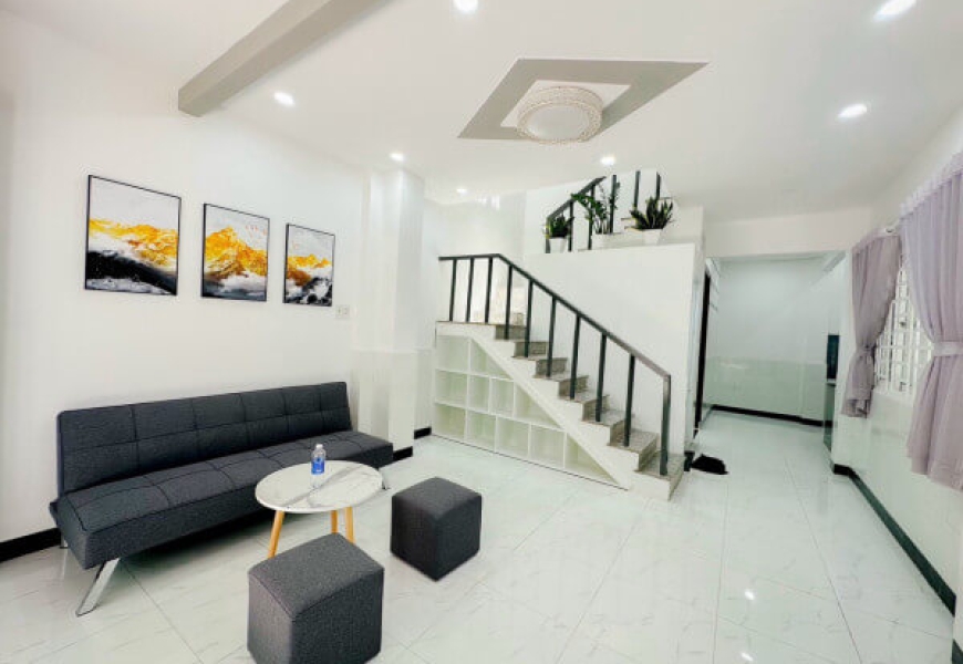 BÁN NHÀ MỚI HOÀN THIỆN HẺM 3M TRẦN XUÂN SOẠN, P.TÂN HƯNG, QUẬN 7