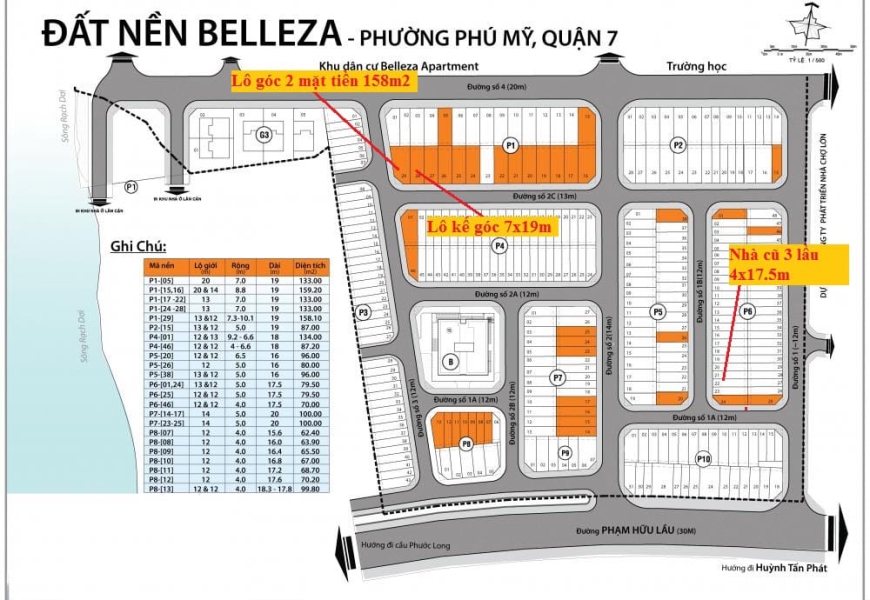 BÁN LÔ ĐẤT PHƯỜNG PHÚ MỸ Q7,KHU CÔNG ÍCH Q4