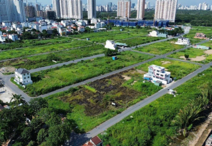 0909227199 Cần bán gấp lô đất khu BT Thái Sơn dự án Bộ Quốc Phòng.  - Mặt tiền đường Nguyễn Hữu Thọ, xã Phước Kiển, huyện Nhà Bè, TP. HCM
