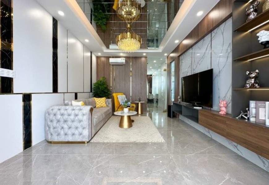 SIÊU PHẨM 4x14 (55m2) + Thang Máy + Nội thất cao cấp thuộc KDC The Sun - Huỳnh Tấn Phát, Nhà Bè
