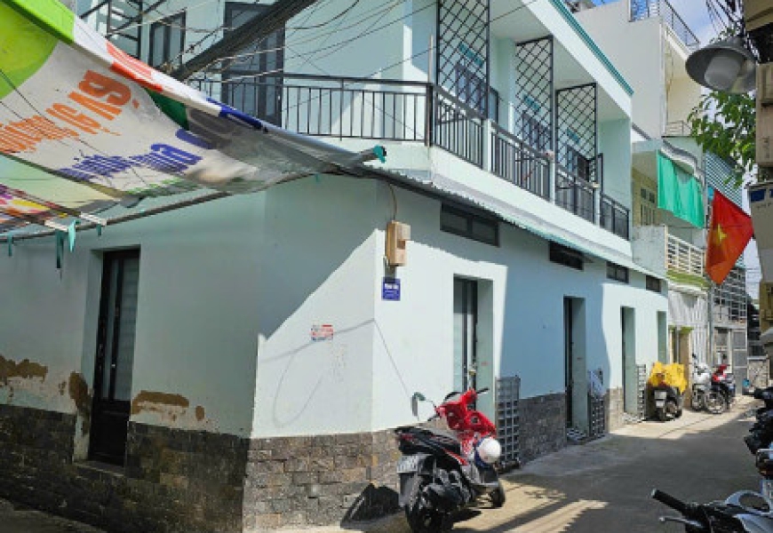 DÃY 4 CĂN NHÀ 61M2 HẺM 1283/37 HUỲNH T PHÁT , PHÚ THUẬN, Q7