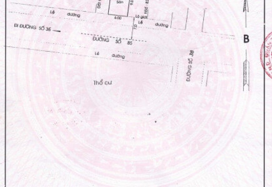 BÁN NHÀ MẶT TIỀN ĐƯỜNG 85, PHƯỜNG TÂN QUY, QUẬN 7, TP. HCM