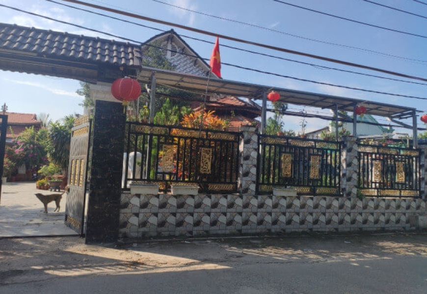 BÁN NHÀ BIỆT THỰ MẶT TIỀN ĐƯỜNG NHỊ BÌNH 17, HÓC MÔN