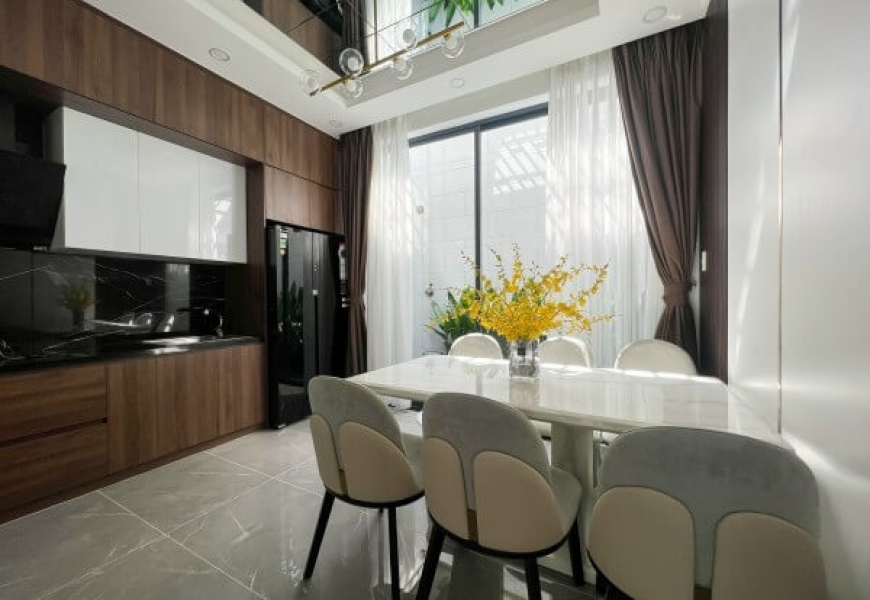 SIÊU PHẨM 4x14 (55m2) + Thang Máy + Nội thất cao cấp thuộc KDC The Sun - Huỳnh Tấn Phát, Nhà Bè