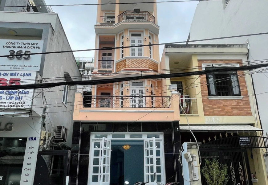 BÁN NHÀ MẶT TIỀN KINH DOANH ĐƯỜNG PHAN HUY THỰC, P.TÂN HƯNG ( Q7 cũ ) 