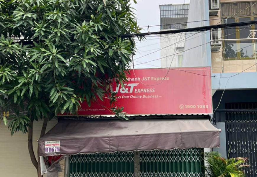 CHO THUÊ NHÀ MẶT TIỀN ĐS CHỢ TÂN MỸ Q7