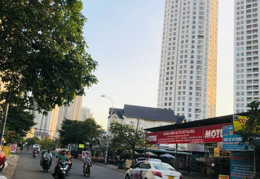 Bán đất MT trục chính đường lớn 25m,khu 793 kiều đàm,phường Tân Hưng,Q7..Giá 95,5 tỷ