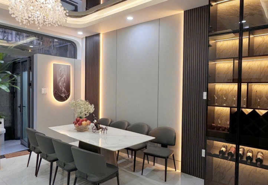 Ở đây có nhà đẹp tìm khách yêu thích căn nhà gặp xem là chốt  Số 4 đường d4 khu tái định cư phạm hữu lầu phường Tân Mỹ quận 7 liền kề Phú Mỹ Hưng