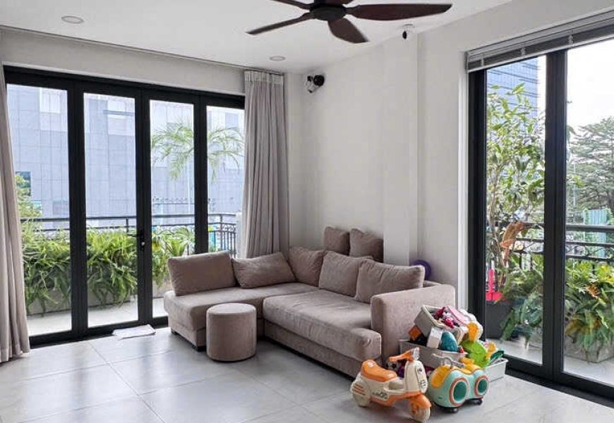 Cho Thuê Biệt Thự KDC Nghĩ Ngơi Giải Trí ( Vivo city ) Tân Phong Q7   Vị trí căn góc 2 mt đường số 7+ 14 đường lớn đẹp ( đối diện TTTM Cao Cấp VivoCity ) 