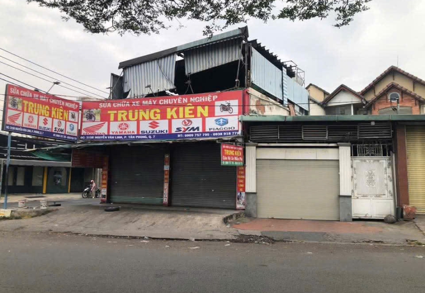 cho thuê nhà gốc 2 mặt tiền đường ng văn linh- lê văn lương