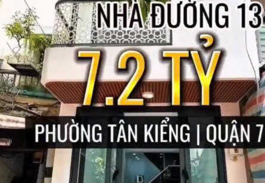 Mặt tiền đường số 13 phường tân kiểng củ nay là phường Tân Hưng