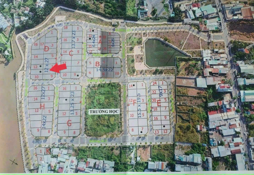 Bán lô đất khu bộ công An,đường Phạm Hữu Lầu,Nhà Bè