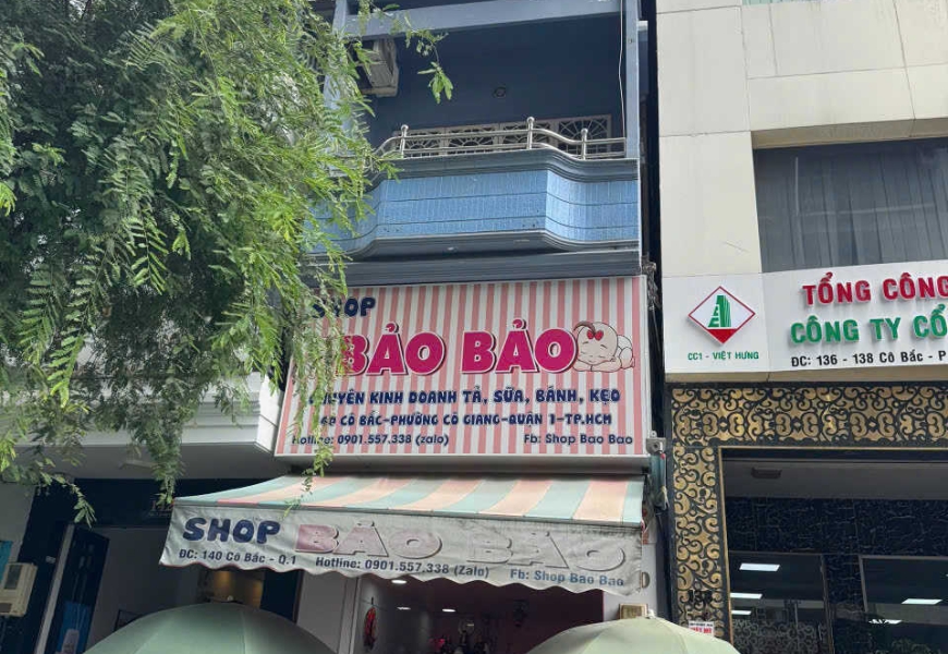 Cho thuê nhà nguyên căn mặt tiền Cô Bắc - quận 1