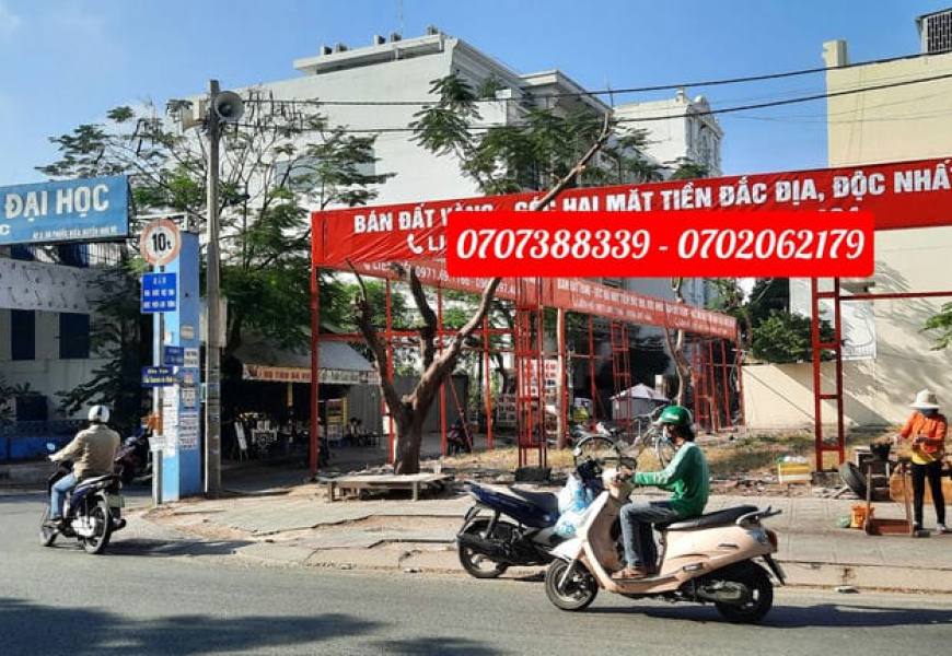 BÁN ĐẤT GÓC 2 MẶT TIỀN 289M2 : ĐƯỜNG NGUYỄN HỮU THỌ.XÃ PHƯỚC KIỂN.NHÀ BÈ. GIÁ BÁN: 55 TỶ