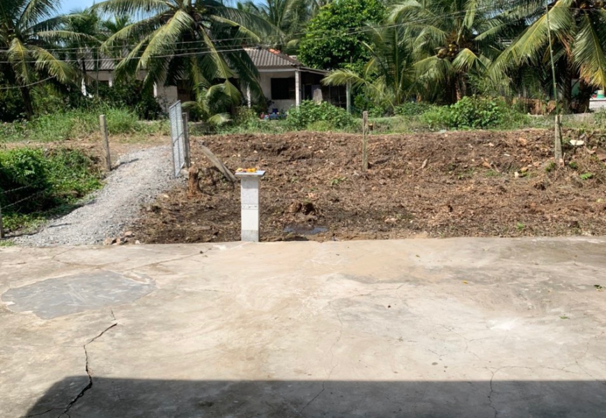 BÁN LÔ ĐẤT 483M2 FULL THỔ CƯ, TẶNG NHÀ MỚI XÂY XÃ BÌNH ĐỨC, BẾN LỨC, LONG AN