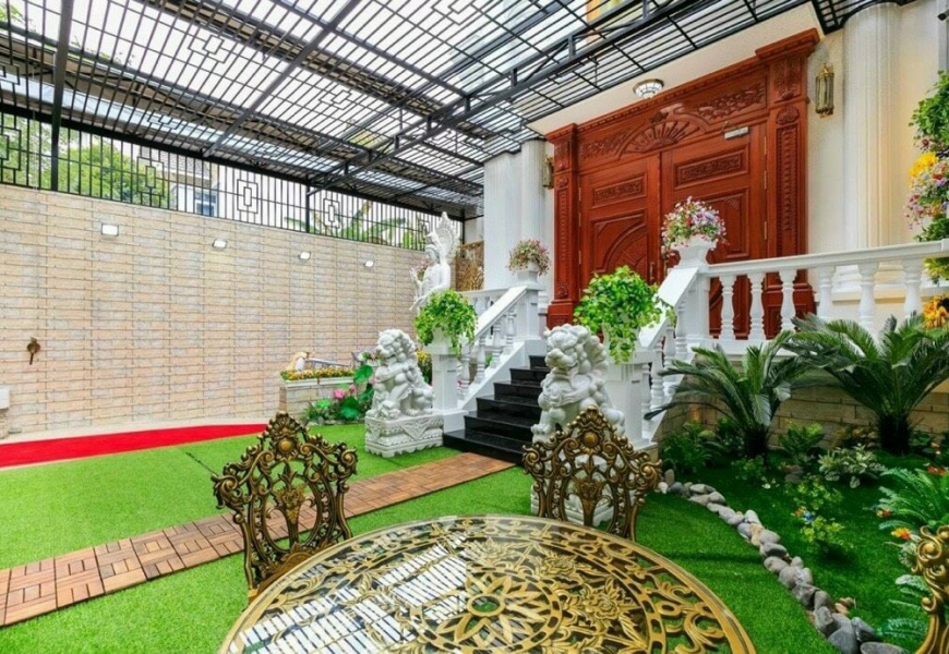 BÁN BIỆT THỰ 10X25M HẦM TRỆT 2 LẦU THANG MÁY, KHU LÀNG ĐẠI HỌC ACB PHƯỚC KIỂN, NHÀ BÈ