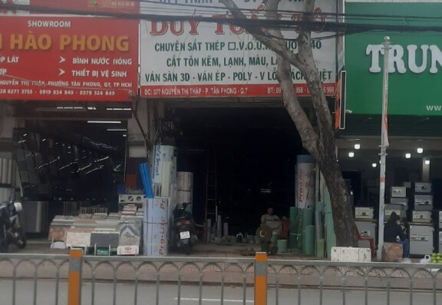BÁN NHÀ MẶT TIỀN ĐƯỜNG NGUYỄN THỊ THẬP.P.TÂN PHONG. QUẬN 7