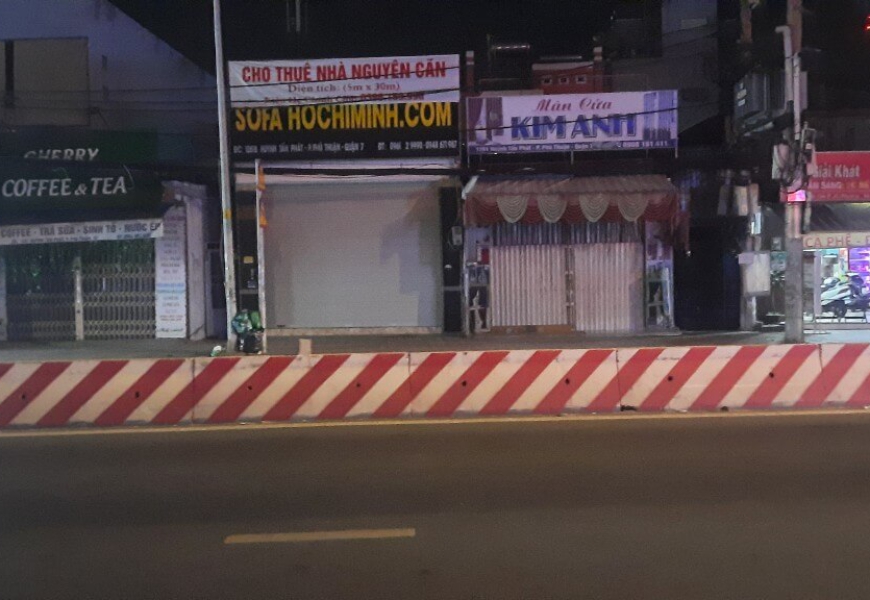 Cho Thuê Nhà Mặt Tiền Đường Huỳnh Tấn Phát. Phường Phú Thuận Quận 7