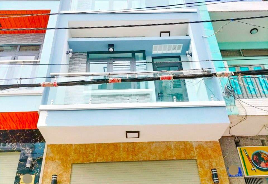 NHÀ XINH 2 LẦU SÂN THƯỢNG MT ĐƯỜNG SỐ CHỢ TÂN MỸ, Q7 