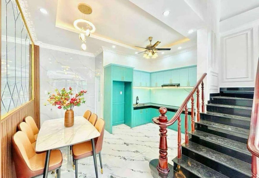 NHÀ HOÀN THIỆN MỚI FULL NỘI THẤT ĐƯỜNG NGUYỄN THỊ HƯƠNG - THỊ TRẤN NHÀ BÈ - 4TỶ850