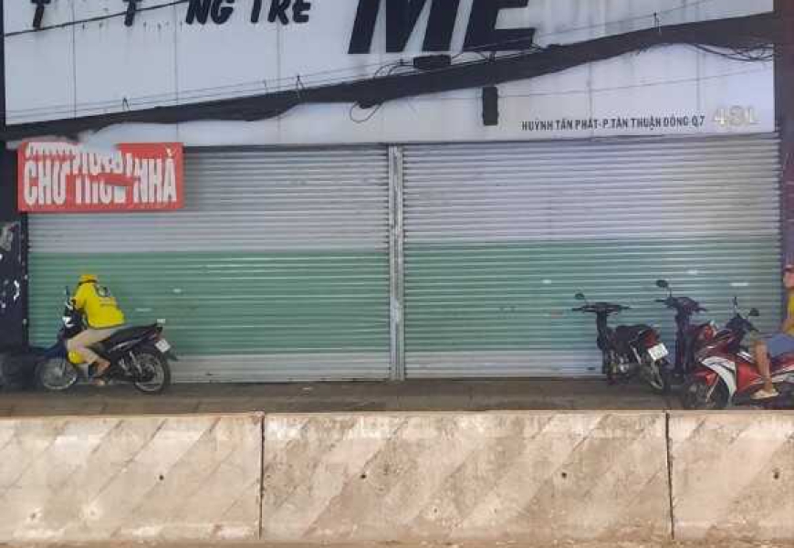 Cho Thuê MB Mặt Tiền Đường Huỳnh Tấn Phát, Phường Tân Thuận Đông Quận 7