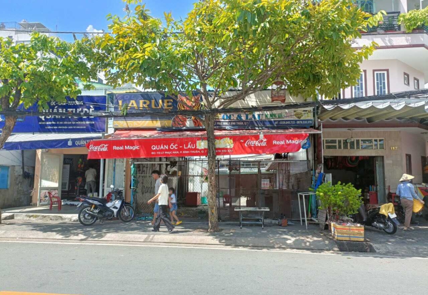 Hàng thơm! Giá Đầu Tư Chỉ 18,5 Tỷ…110tr/m… MT Lý Phục Man Trục Kinh Doanh Víp phường Bình Thuận, Q7 - D. Tích: 6x28 - 168m2 Giá 18,5 tỷ TL..rẻ hơn thị trường 35-50tr/m