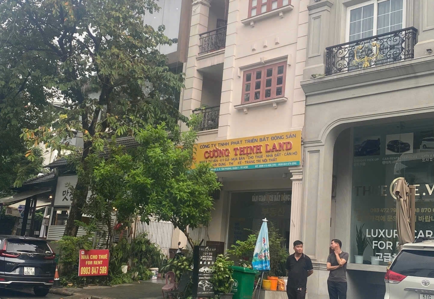 0909227199 Bán nhà mặt tiền đường Cao Triều Phát, phường Tân Phong, Quận 7 (khu phố Hưng Phước 2, Phú Mỹ Hưng)