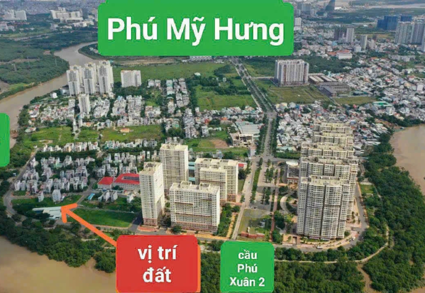 Bán lô đất  KDC - Phú Mỹ ven sông - Q7