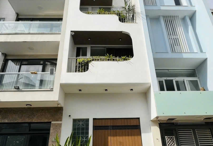 Bán nhà mới, đẹp 5 tầng mặt tiền đường số, chợ Tân Mỹ, P. Tân Phú ( P. Tân Mỹ mới)