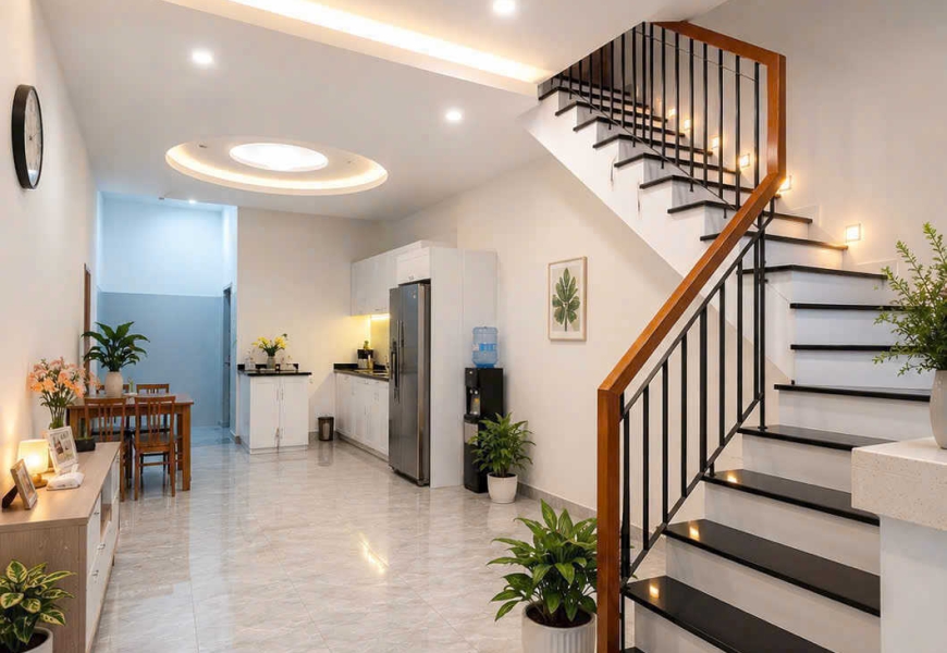 Giảm 2,5 tỷ.....còn 9,7 tỷ Bán nhà 3 tầng hẻm 7m khu kiều đàm,p Tân Hưng 