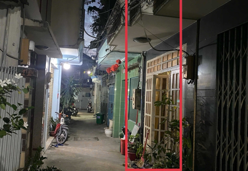 Cho thuê nhà nguyên căn hẻm Tân Mỹ , tân thuận tây