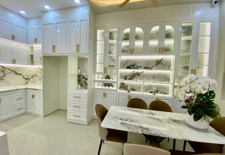 BÁN NHÀ CÁCH HẺM XE HƠI 10m (hẻm 3m trước nhà) – THIẾT KẾ TÂN CỔ ĐIỂN SANG TRỌNG – DỌN VÀO Ở NGAY   HẺM 36/9B (HẺM CŨ 38/24) – TÂN THUẬN TÂY (HUỲNH TẤN PHÁT .P TÂN THUẬN -TP.HCM)