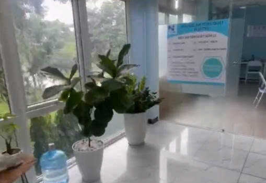 Cho thuê nguyên tầng 1 trong toà nhà văn phòng - đường 40- An Phú Hưng- Tân Quy đông