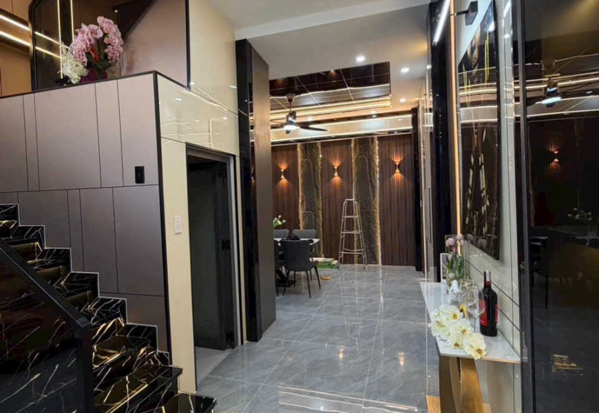 Bán nhà Quận 7 Nhà mới Full nội thất Huỳnh Tấn Phát ngay Chợ Phú Thuận qua Phú Mỹ Hưng 3Phút Nở hậu phong thủy vuông vức