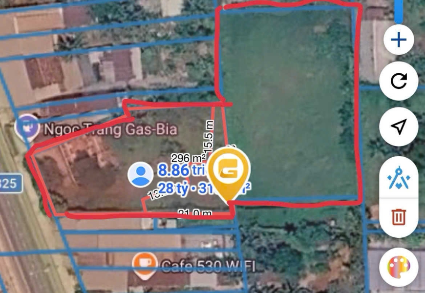 Bán Lô đất MT DT825 Xã Hậu Nghĩa,Long An(gần vinhome)